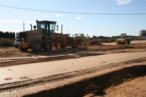 Compactación del terreno en el corredor del Mediterráneo