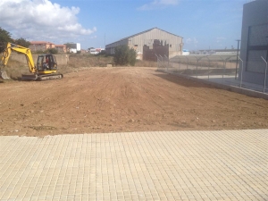 Limpieza de solar en subestación electrica de Tarragona