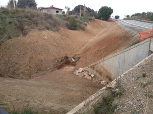 Canalización de agua pluvial