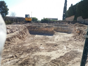 Cimentación en Urbanización Bon Sol