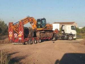 Transporte de maquinaria pesada